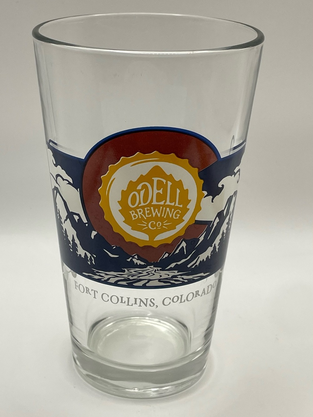 Odell Brewing Company Pint Beer Glass Fort Collins, Colorado